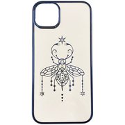 BDVCSA08-IP14L-BL [iPhone 14 Plus用 Crystal Bee Sereis Case blue]