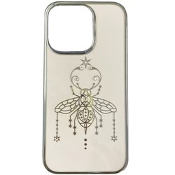BDVCSA08-IP14PL-BL [iPhone 14 Pro Max用 Crystal Bee Sereis Case blue]