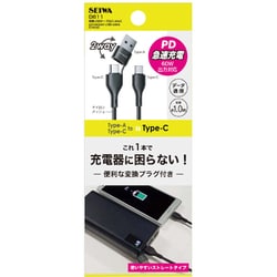 2WAY変換USBケーブル C/AtoC D611