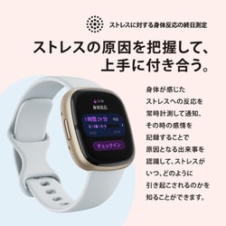 ヨドバシ.com - Fitbit フィットビット FB521SRWT-FRCJK [Fitbit Sense