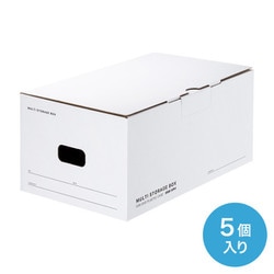 マルチ収納ボックスケース DVDトールケース用 5個入 FCD-MT6W