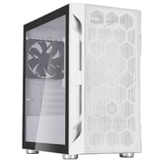 FARAシリーズ Micro-ATX ゲーミングケース 強化ガラス ホワイト SST-FAH1MW-G