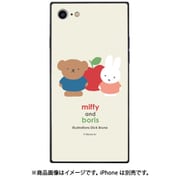 MF-316A [ミッフィー＆ボリス iPhone SE（第3世代）/SE（第2世代）用 スクエアガラスケース]
