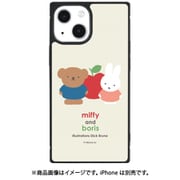 MF-317A [ミッフィー＆ボリス iPhone 13 mini/12 mini用 スクエアガラスケース]
