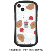 MF-322A [ミッフィー＆ボリス iPhone 13用 ハイブリッドクリアケース 総柄]