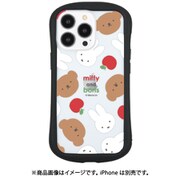 MF-323A [ミッフィー＆ボリス iPhone 13 Pro用 ハイブリッドクリアケース 総柄]