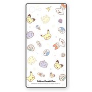 POKE-801B [ポケピース iPhone SE（第3世代）/SE（第2世代）用 スクエアガラスケース 総柄]