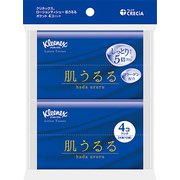 クリネックスティシュー ローション 肌うるる ポケット 4コパック
