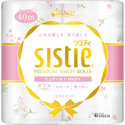 クリネックス システィ 4ロール ダブル ハピネスピンク