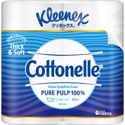 クリネックス コトネル 4ロール ダブル
