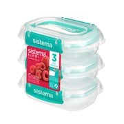 Klip It Plus システマ クリップイットプラス 180ml ミンティーティール 3コセット 保存容器 8915238T