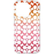 iPhone 14 Pro用 Coach Protective Case - Signature C Pink Ombre CIPH-117-SCOGPK