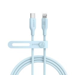 Anker 541 エコフレンドリー USB-C ＆ ライトニング ケーブル 1.8m Blue A80A2N31