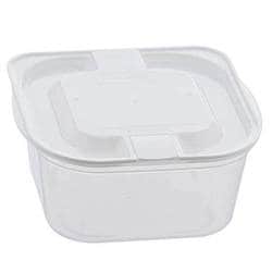 ベストコ 抗菌 抗ウイルス 電子レンジ 保存 容器 蒸気弁付き 洗いやすい ホワイト 700ml MA-3212