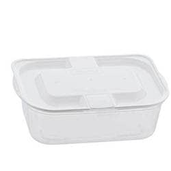 ベストコ 抗菌 抗ウイルス 電子レンジ 保存 容器 蒸気弁付き 洗いやすい ホワイト 900ml MA-3215