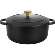 ベラモンテ ラウンド 22cm トリュフブラック Z1023-625