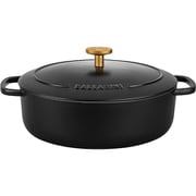 ベラモンテ オーバル 23cm トリュフブラック Z1023-627