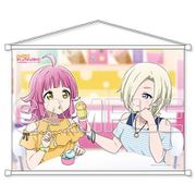 ラブライブ！虹ヶ咲学園スクールアイドル同好会 B2タペストリー にじいろTeaTime Ver. 天王寺璃奈＆ミア・テイラー [キャラクターグッズ]