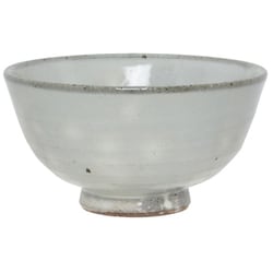 長谷園 お茶碗 飯碗 大 伊賀粉引 白 AIW-15