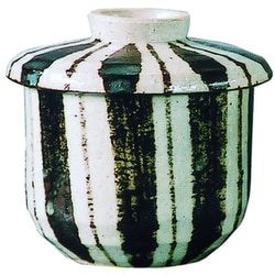長谷園 茶碗蒸し 碗 蓋付き 十草 AIW-25