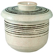 長谷園 茶碗蒸し 碗 蓋付き コマスジ AIW-29