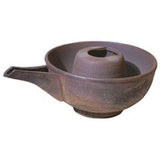 ASY-11 [長谷園 片口 冷酒器 大 氷入れ付 炭焼]