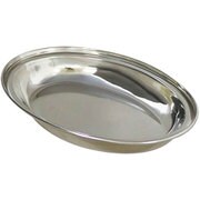 カレー皿 27.5cm ロッコ カレープレート ステンレス製 K04-8167