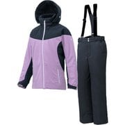 WOMEN'S SUIT DWWUJH81 PVL パウダーバイオレット Lサイズ [スキーウェア 上下セット レディース]