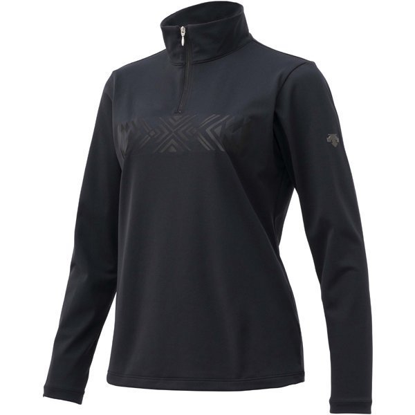 デサント DESCENTEWOMENS UNDER SHIRT DWWUGB31D 93 ブラック Sサイズ [スキーアンダーウェア レディース]Ω