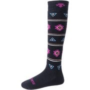 WOMEN'S SOCKS DWCUJB60 NVY ネイビー 22-24cm [スキーソックス レディース]