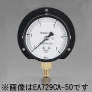 フレアー1/4"/ 75/100mm/0-2.0MPa つば付圧力計 EA729CA-20