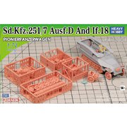 PK-72001 WWII ドイツ軍 Sd.Kfz.251/7 D型 装甲工兵車 2in1 ハイブリッドキット [1/72 プラモデル]