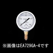 G 1/4"/ 60mm/0-0.4MPa 圧力計(グリセリン入) EA729GA-4