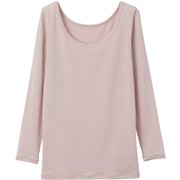 8761-4305 [リカバリーインナーウェア おうちインナー Uネック9分袖 レディース Lサイズ SMPK22]