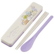 CCS3SAAG [抗菌 食洗器対応 音のならないコンビセット すみっコぐらし うさぎのおにわ]