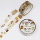 デコレーションテープ HR-0002 クリアテープ 幅15mm×3m コーヒー