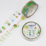 デコレーションテープ HR-0003 クリアテープ 幅15mm×3m プランツ