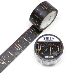 デコレーションテープ UR-4040 マスキングテープ 幅20mm×7m キャンドル
