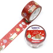 デコレーションテープ UR-4041 マスキングテープ 幅20mm×7m クリスマスパーティー