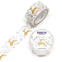 デコレーションテープ UR-4044 マスキングテープ 幅20mm×7m Hopping Deer