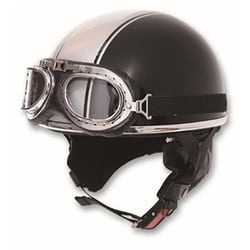 バイク用ヘルメット ヴィンテージタイプ ブラック PS-VT003BK