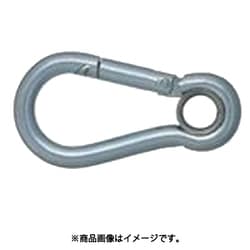 ニッサチェイン 鉄uc環付スプリングフック 7mm （10個入） IAH1070