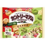 限定 不二家 カントリーマアム バニラ＆ピスタチオ 18枚入り [ビスケット・クッキー]