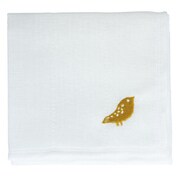 ふきん レーヨン 綿 奈良産 金子みすず かやのふきん 郵便局の椿 鳥 KM-TYS-501