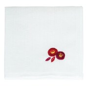 ふきん レーヨン 綿 奈良産 金子みすず かやのふきん 郵便局の椿 丸花 KM-TYS-505