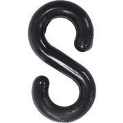 PSH60-BK [ニッサチェイン Sフック 6mm（兼4mm） 黒 （50個入）]