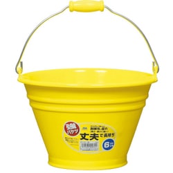ヒマラヤ化学 カラーバケツ 6012 6型 イエロー 290パイ×185 002741