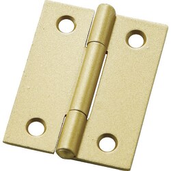 フジテック カラー丁番 袋入り（2枚）・厚口51mm・ゴールド B-11043