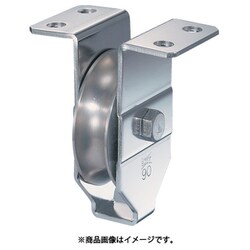 ヨコヅナ HプーリーN型 ステンレス車 50mm 丸溝 HBSN0501