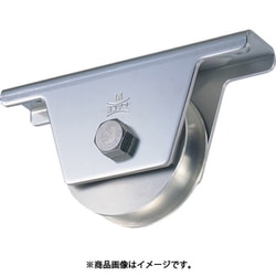 JCS-0601 [ヨコヅナ 440Cベアリング入ステンレス重量戸車 60mm 溝R]
